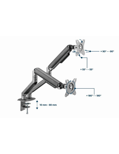 DISPLAY ACC MOUNTING ARM/17-32" MA-DA2-05 GEMBIRD