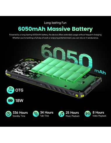 MOBILE PHONE ARMOR X31/6/128GB BLACK ULEFONE