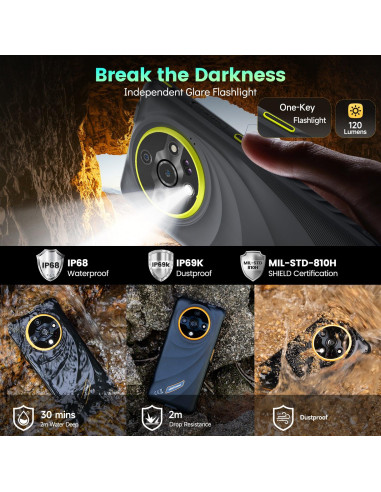 MOBILE PHONE ARMOR X31/6/128GB GREEN ULEFONE