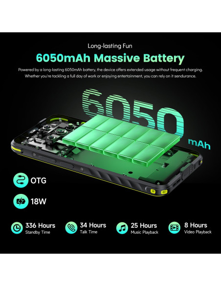 MOBILE PHONE ARMOR X31/6/128GB GREEN ULEFONE