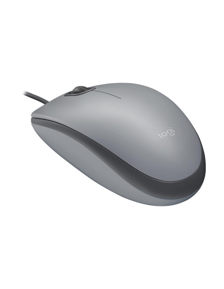 MOUSE USB OPTICAL M110 SILENT/MID GRAY 910-006760 LOGITECH