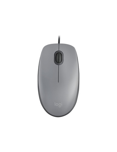 MOUSE USB OPTICAL M110 SILENT/MID GRAY 910-006760 LOGITECH