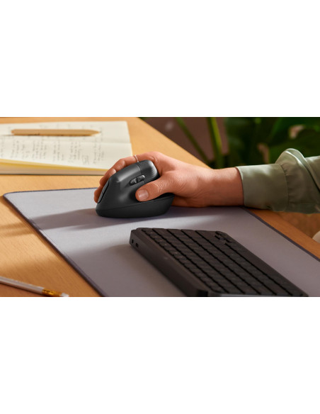 MOUSE USB OPTICAL WRL LIFT VER/BLACK 910-006473 LOGITECH