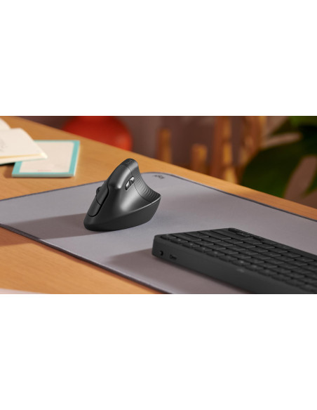MOUSE USB OPTICAL WRL LIFT VER/BLACK 910-006473 LOGITECH