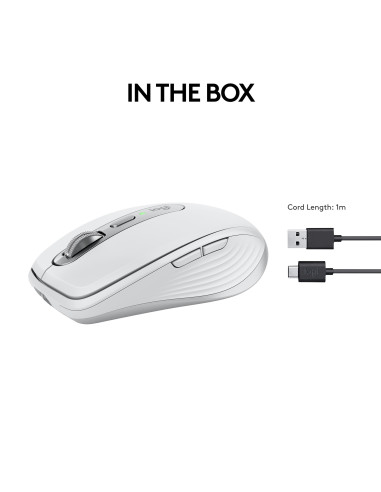 MOUSE USB OPTICAL WRL MX 3S/PALE GREY 910-006930 LOGITECH