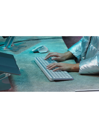 KEYBOARD BLUETH MX KEYS S/PALE GREY 920-011588 LOGITECH