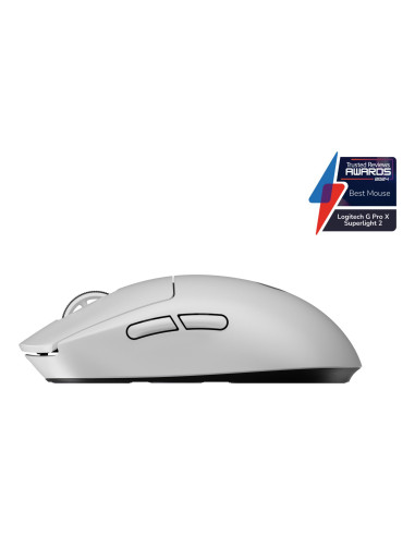 MOUSE USB WRL PRO X SUPERLIGHT/WHITE 910-006639 LOGITECH