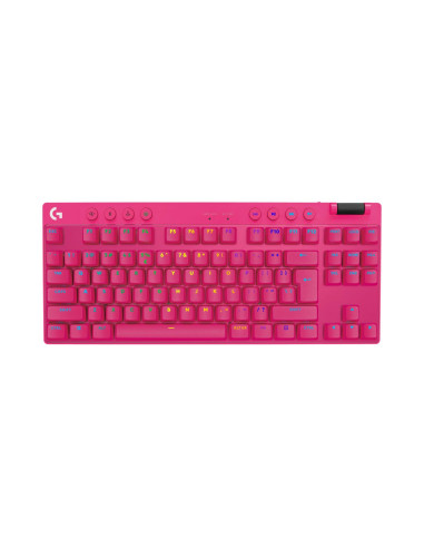 KEYBOARD WRL PRO X TKL/PINK 920-012159 LOGITECH