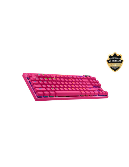 KEYBOARD WRL PRO X TKL/PINK 920-012159 LOGITECH
