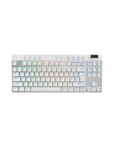KEYBOARD WRL PRO X TKL/WHITE 920-012148 LOGITECH