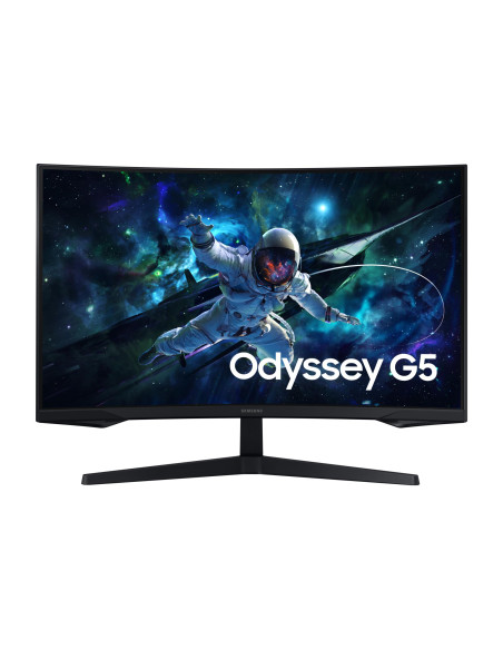 LCD Monitor, SAMSUNG, Odyssey G5, 32", Gaming/Curved, Height adjustable, Matte, Panel VA, 2560x1440, 16:9, 165 Hz, 1 ms, Colour