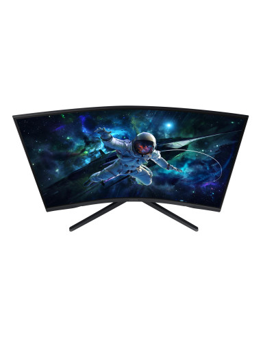 LCD Monitor, SAMSUNG, Odyssey G5, 32", Gaming/Curved, Height adjustable, Matte, Panel VA, 2560x1440, 16:9, 165 Hz, 1 ms, Colour