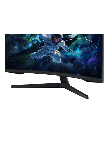 LCD Monitor, SAMSUNG, Odyssey G5, 32", Gaming/Curved, Height adjustable, Matte, Panel VA, 2560x1440, 16:9, 165 Hz, 1 ms, Colour
