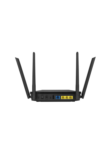 Wireless Router, ASUS, Wireless Router, 1800 Mbps, Mesh, Wi-Fi 5, Wi-Fi 6, IEEE 802.11n, USB, 1 WAN, 3x10/100/1000M, Number of 