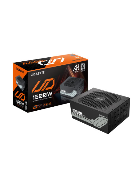 Power Supply, GIGABYTE, GP-UD1600PM PG5, 1600 Watts, Efficiency 80 PLUS PLATINIUM, PFC Active, GP-UD1600PMPG5