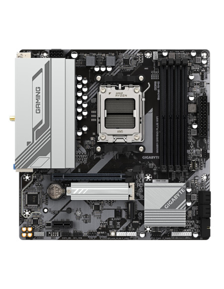 Mainboard, GIGABYTE, AMD B650, Socket AM5, micro ATX, RAM DDR5-SDRAM, 4xSlots, Wi-Fi Yes, Bluetooth Yes, 2xNumber of M.2 (M) sl