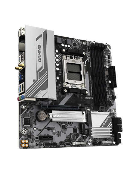Mainboard, GIGABYTE, AMD B650, Socket AM5, micro ATX, RAM DDR5-SDRAM, 4xSlots, Wi-Fi Yes, Bluetooth Yes, 2xNumber of M.2 (M) sl
