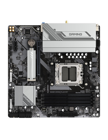Mainboard, GIGABYTE, AMD B650, Socket AM5, micro ATX, RAM DDR5-SDRAM, 4xSlots, Wi-Fi Yes, Bluetooth Yes, 2xNumber of M.2 (M) sl