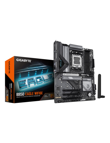 Mainboard, GIGABYTE, AMD B850, SAM5, ATX, Memory DDR5, Memory slots 4, 3xPCI-Express 16x, 3xM.2, 1xHDMI, 1xDisplayPort, 4xUSB 2