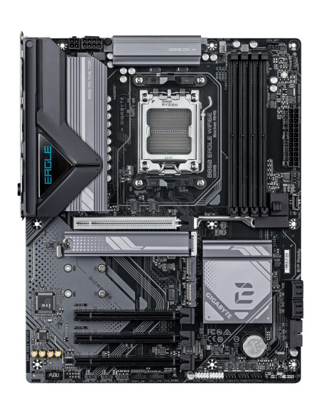 Mainboard, GIGABYTE, AMD B850, SAM5, ATX, Memory DDR5, Memory slots 4, 3xPCI-Express 16x, 3xM.2, 1xHDMI, 1xDisplayPort, 4xUSB 2
