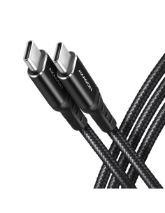 CABLE USB-C TO USB-C 2M 60W/HQ BLACK BUCM-CM20AB AXAGON