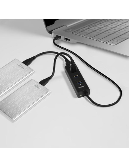 I/O HUB USB3.0 4PORT CHARGING/0.3M HUE-S2B AXAGON