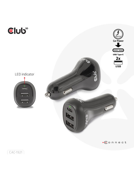 NB CHARGER CAR/36W CAC-1921 CLUB3D