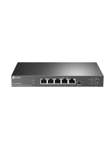 Switch, TP-LINK, TL-SG105PP-M2, Desktop/pedestal, 5x2.5GbE, TL-SG105PP-M2