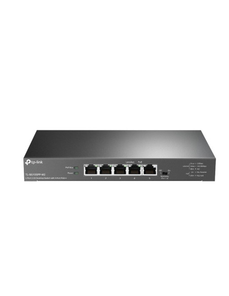 Switch, TP-LINK, TL-SG105PP-M2, Desktop/pedestal, 5x2.5GbE, TL-SG105PP-M2