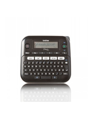 BROTHER PT-D210VP DESKTOP LABEL THERMO PRINTER, 20MMSEC + CASE