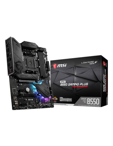 Mainboard, MSI, AMD B550, SAM4, ATX, 2xPCI-Express 3.0 1x, 1xPCI-Express 3.0 4x, 2xM.2, 1xPCI-Express 4.0 1x, Memory DDR4, Memo