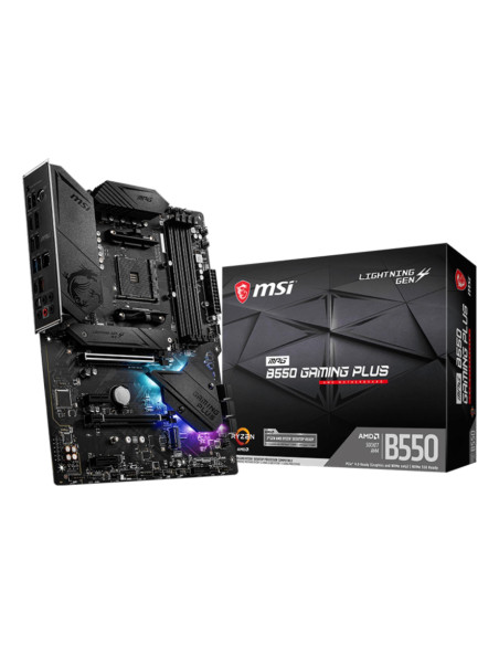 Mainboard, MSI, AMD B550, SAM4, ATX, 2xPCI-Express 3.0 1x, 1xPCI-Express 3.0 4x, 2xM.2, 1xPCI-Express 4.0 1x, Memory DDR4, Memo