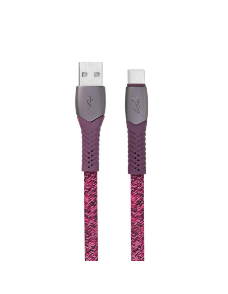 CABLE USB-C TO USB2 1.2M/RED PS6102 RD12 RIVACASE
