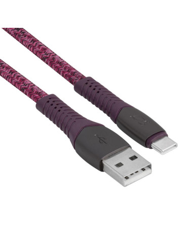 CABLE USB-C TO USB2 1.2M/RED PS6102 RD12 RIVACASE