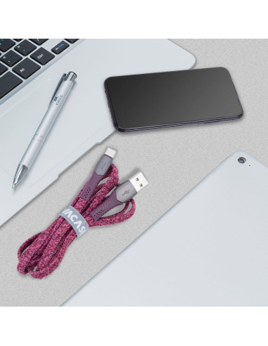 CABLE USB-C TO USB2 1.2M/RED PS6102 RD12 RIVACASE