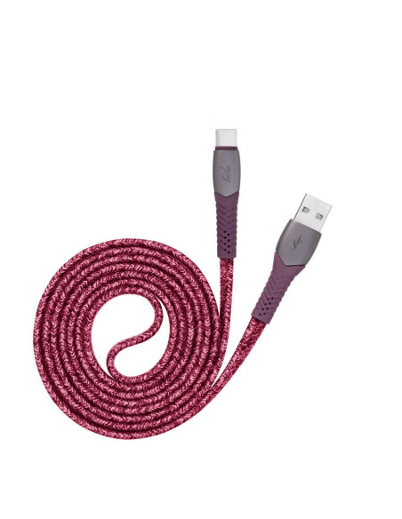 CABLE USB-C TO USB2 1.2M/RED PS6102 RD12 RIVACASE