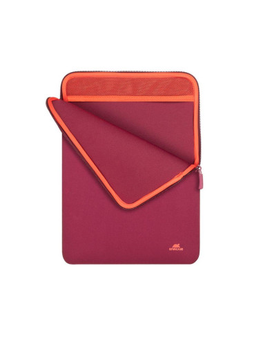 NB SLEEVE ANTISHOCK 14"/5223 BURGUNDY RIVACASE