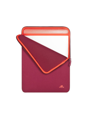 NB SLEEVE ANTISHOCK 14"/5223 BURGUNDY RIVACASE