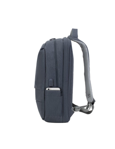 NB BACKPACK ANTI-THEFT 17.3"/7567 DARK GREY RIVACASE