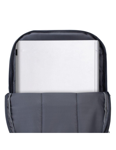 NB BACKPACK ANTI-THEFT 17.3"/7567 DARK GREY RIVACASE