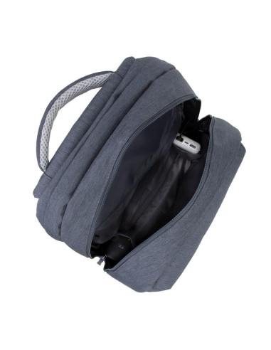 NB BACKPACK ANTI-THEFT 17.3"/7567 DARK GREY RIVACASE
