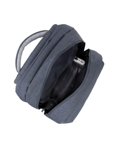 NB BACKPACK ANTI-THEFT 17.3"/7567 DARK GREY RIVACASE