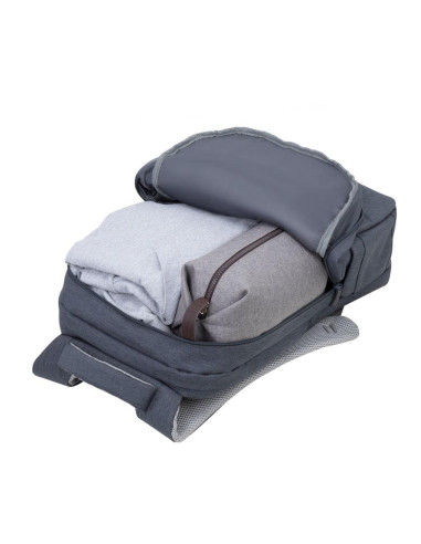NB BACKPACK ANTI-THEFT 17.3"/7567 DARK GREY RIVACASE