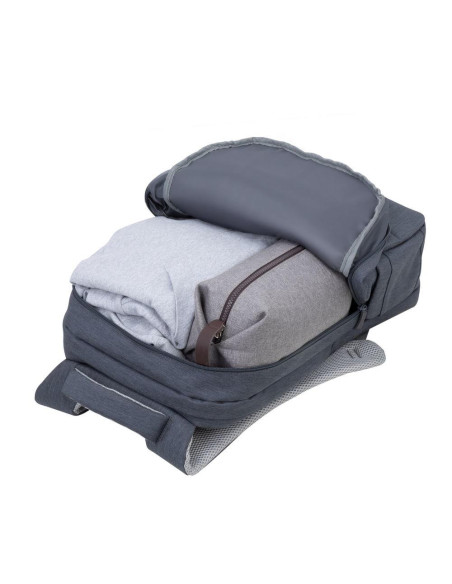 NB BACKPACK ANTI-THEFT 17.3"/7567 DARK GREY RIVACASE