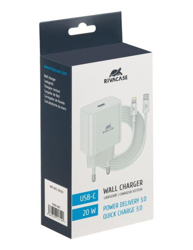 MOBILE CHARGER WALL/WHITE PS4101 WD5 RIVACASE