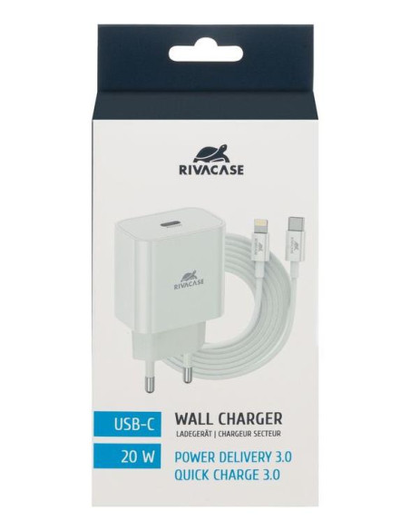 MOBILE CHARGER WALL/WHITE PS4101 WD5 RIVACASE
