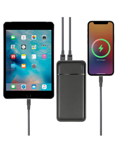 POWER BANK USB 20000MAH/VA2102 BLACK RIVACASE