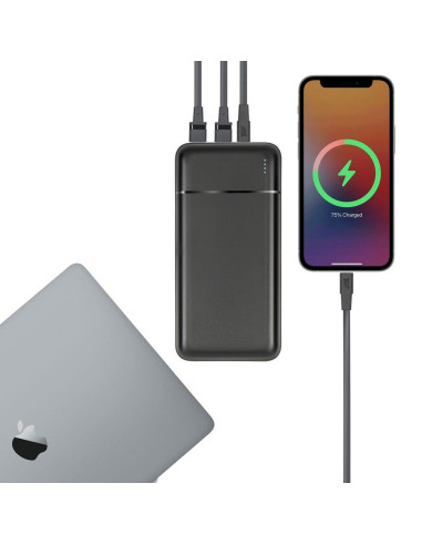 POWER BANK USB 20000MAH/VA2102 BLACK RIVACASE