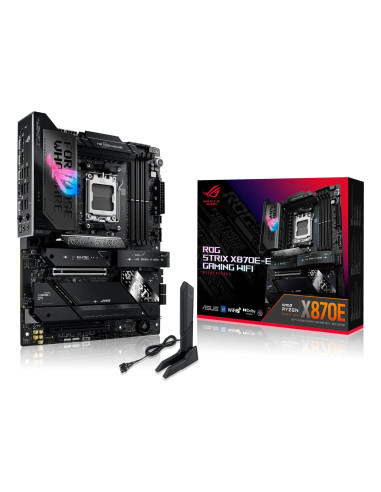 Mainboard, ASUS, AMD X870E, SAM5, ATX, Memory DDR5, Memory slots 4, 1xPCI-Express 4.0 16x, 1xPCI-Express 5.0 16x, 5xM.2, 1xHDMI