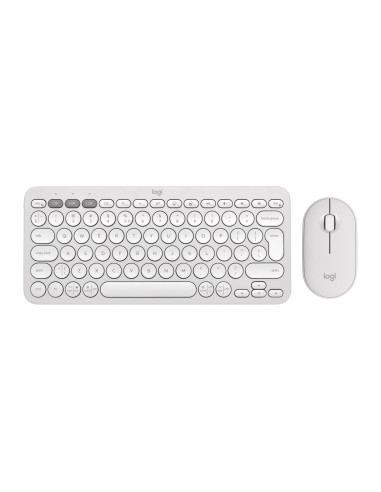 KEYBOARD +MOUSE COMBO PEBBLE 2/WHITE 920-012240 LOGITECH